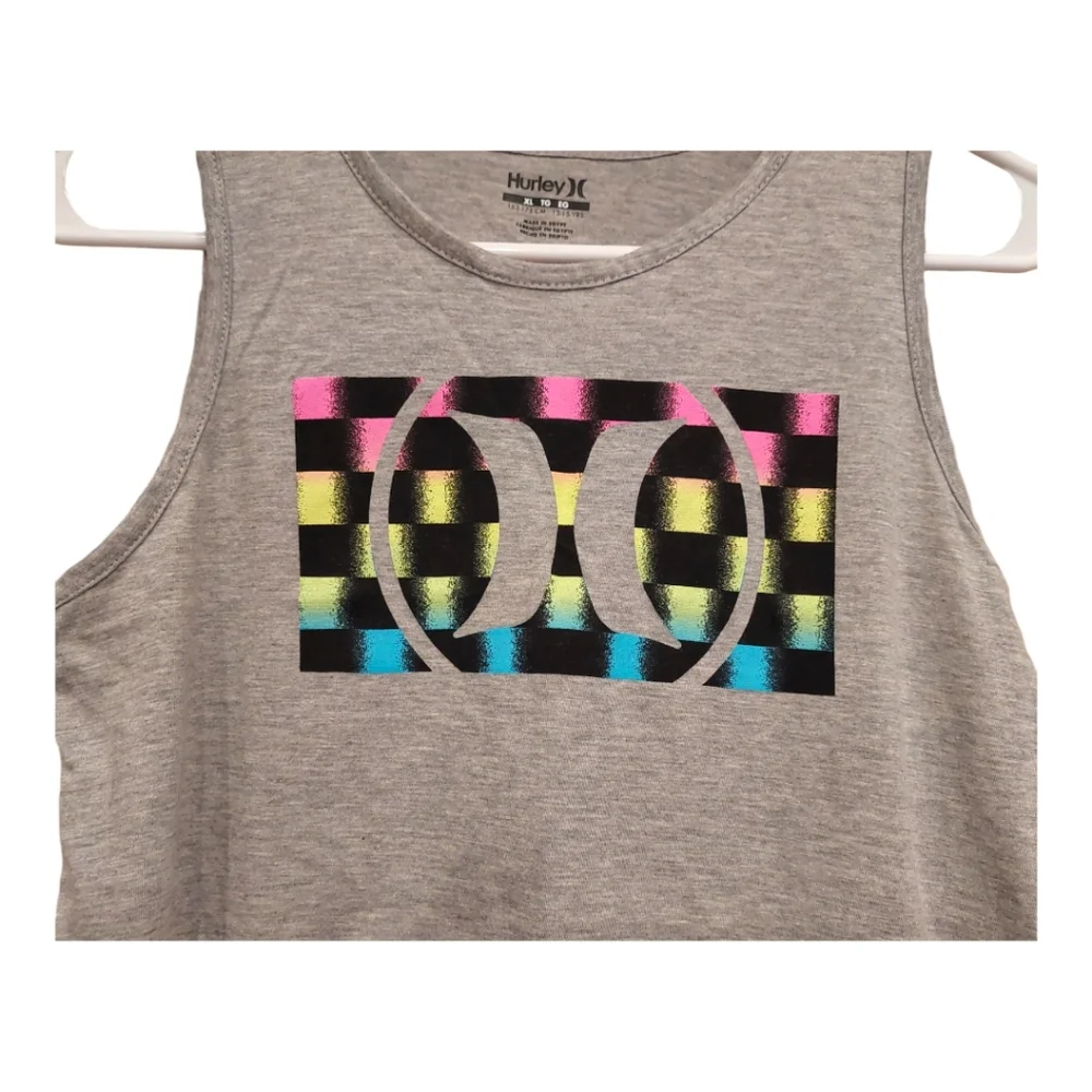 Hurley Teen Boys XL Rainbow Tanktop